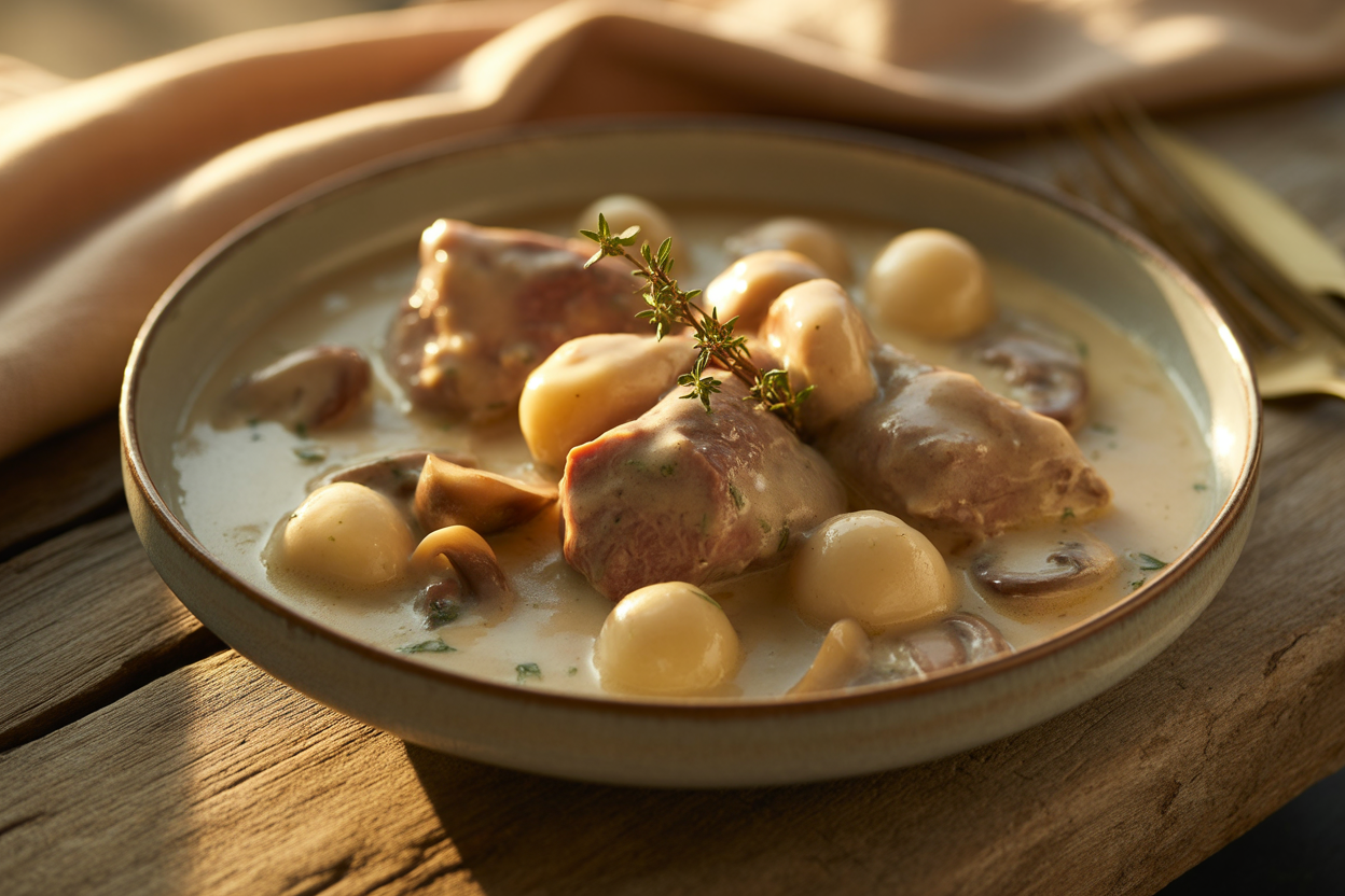 Blanquette de veau à l'ancienne