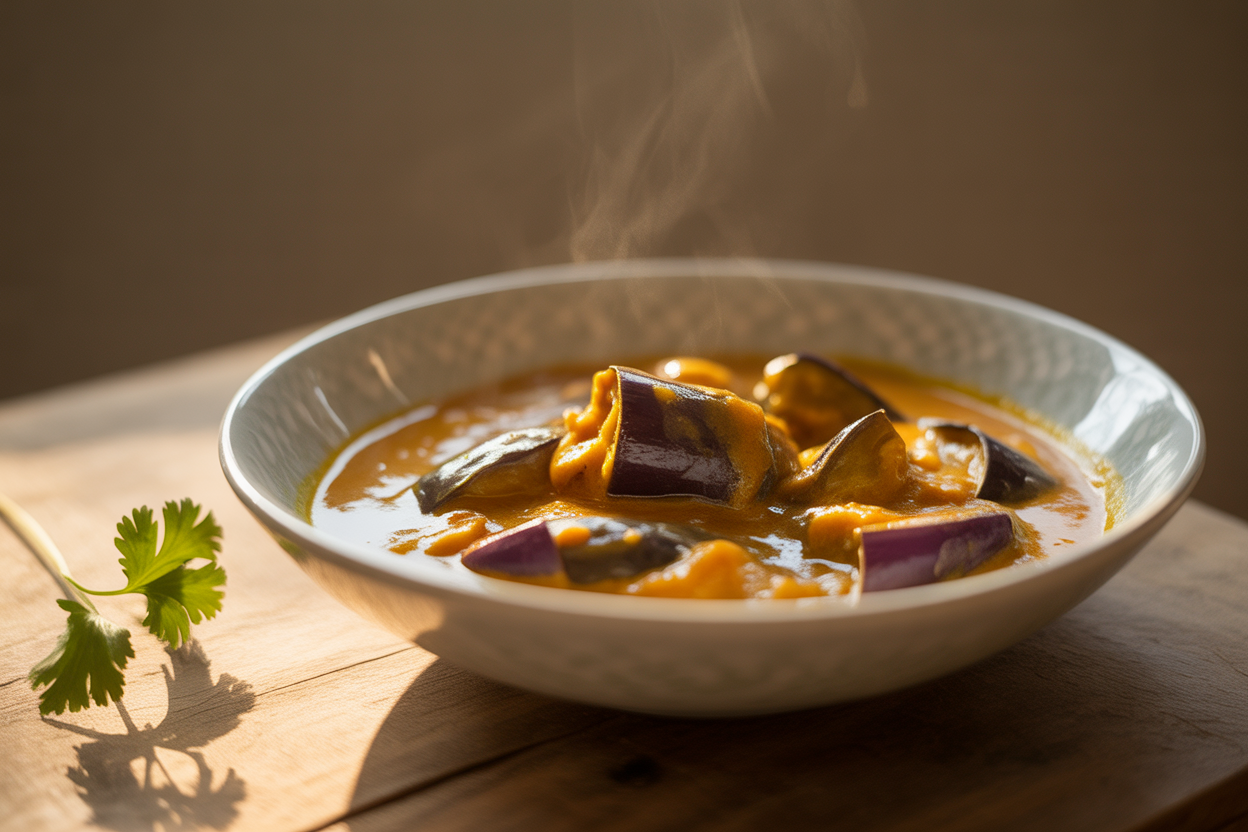 Curry d'aubergine au Thermomix