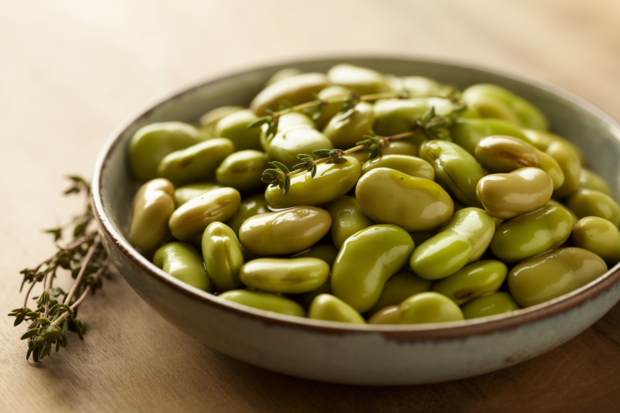 Fèves au thym