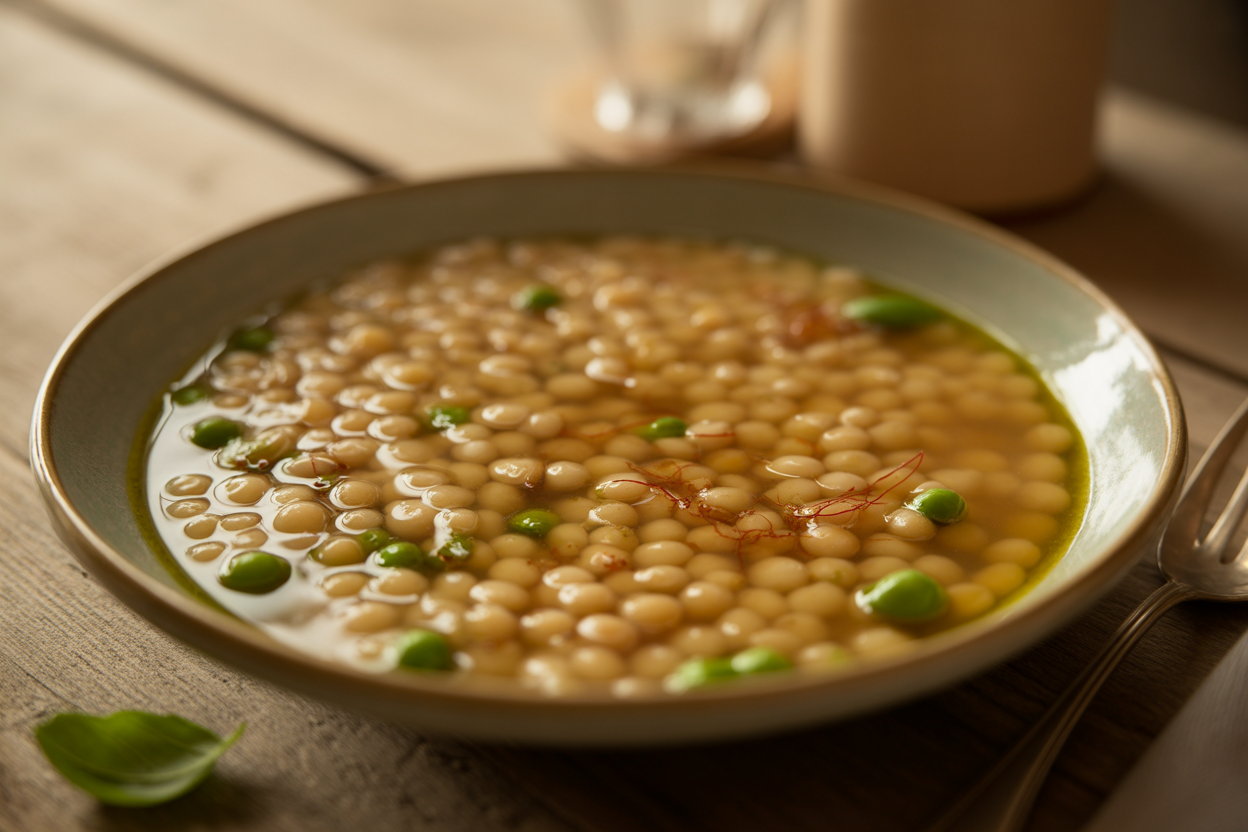 Fregola sarda façon risotto