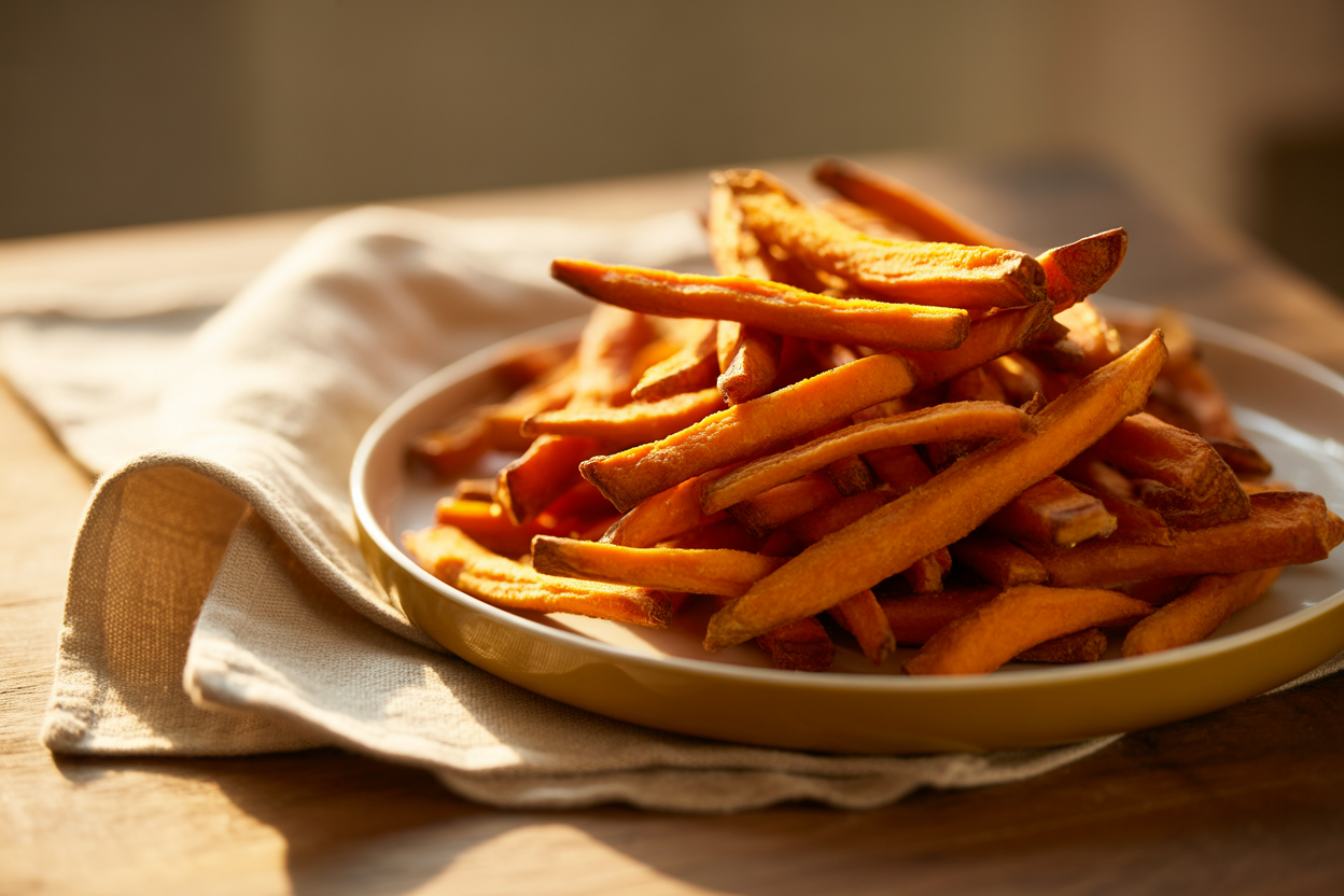 Frites de patates douces à l'Actifry