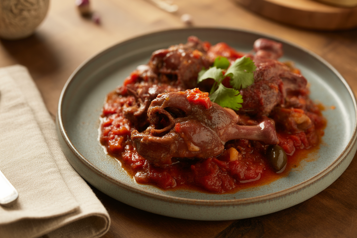 Gésiers à la portugaise