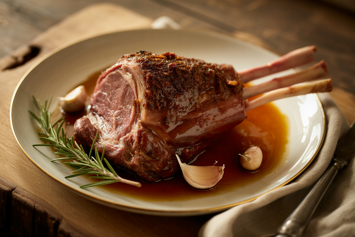 Gigot d'agneau confit 4 heures