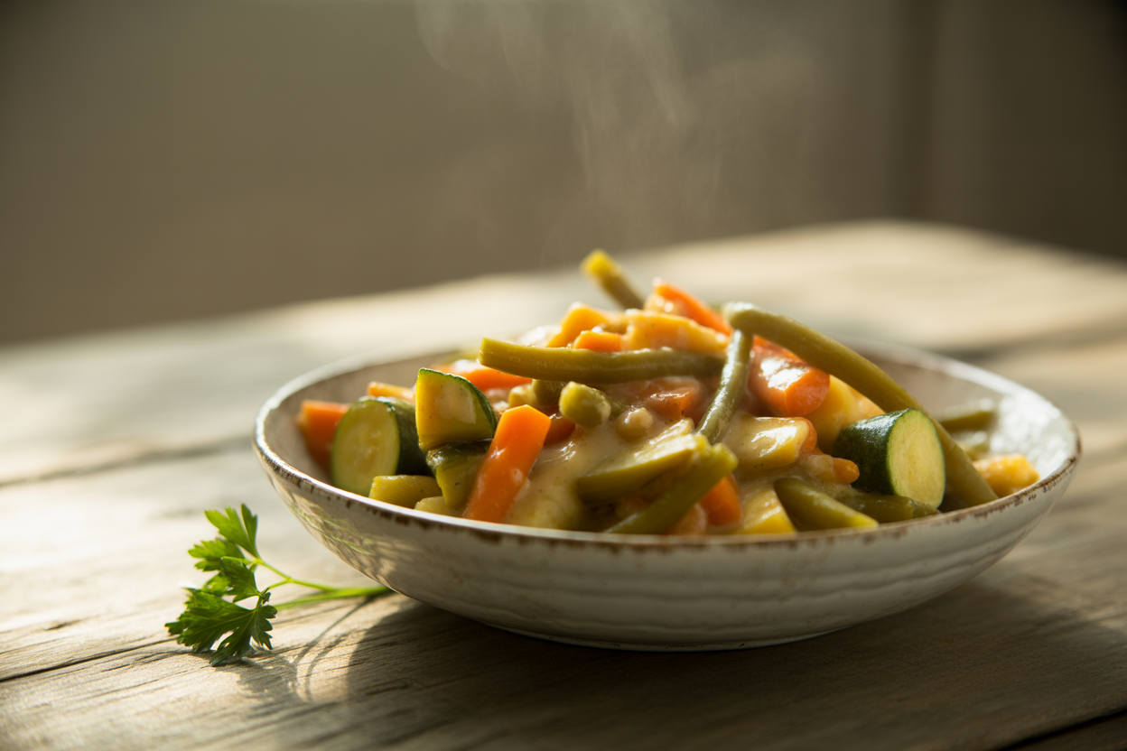 Jardinière de légumes au Cookeo
