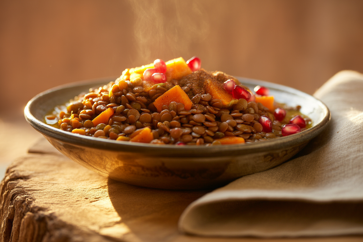 Lentilles à la marocaine
