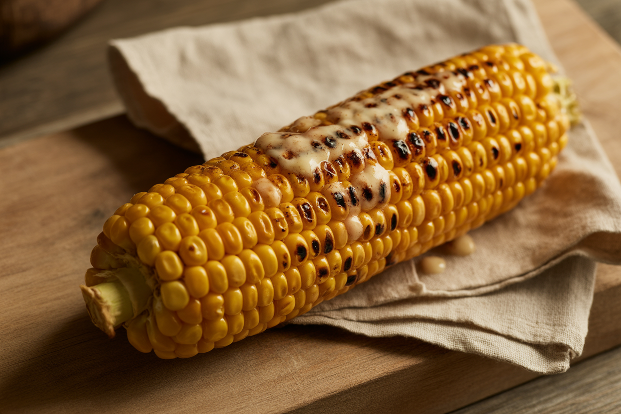 Maïs grillé au beurre salé
