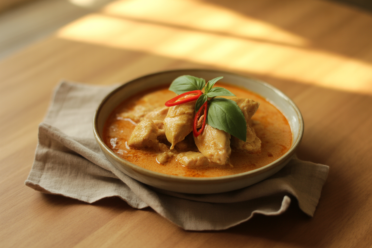 Panang curry au poulet