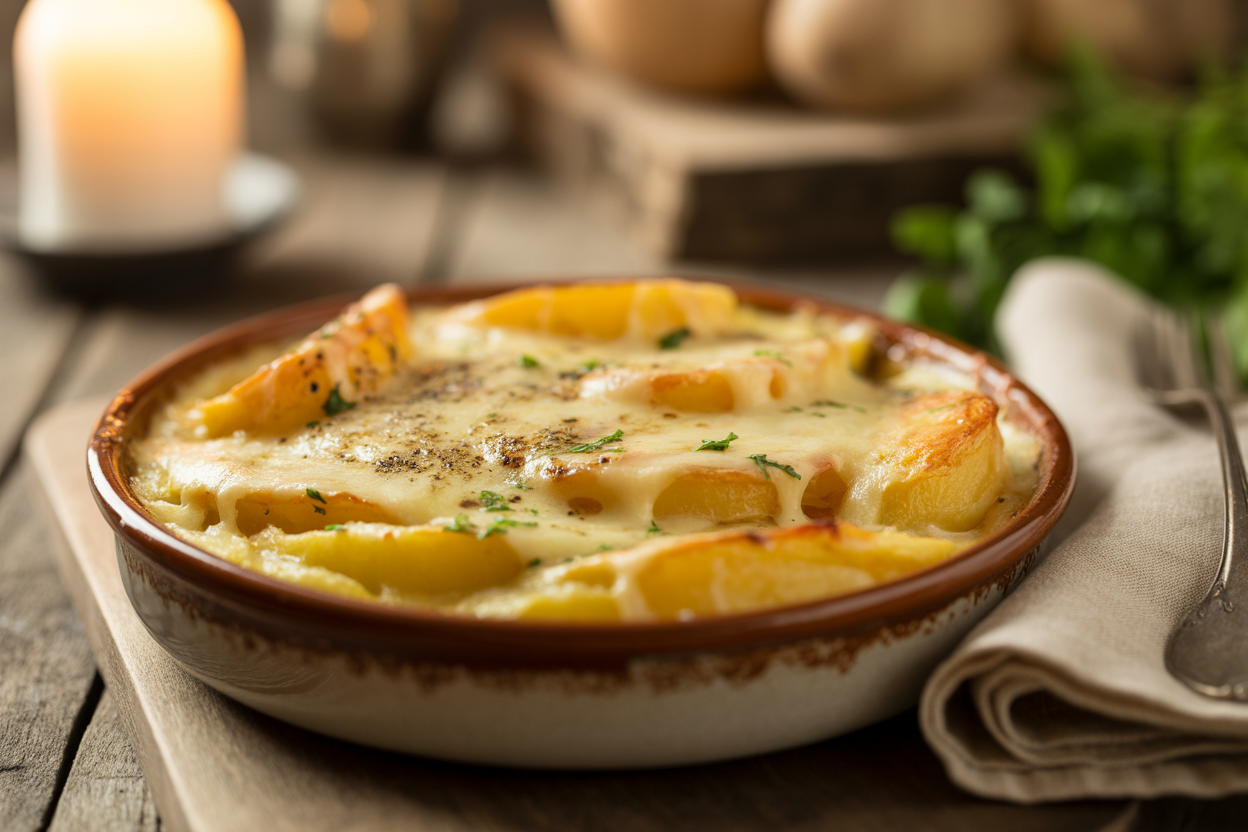 Pommes de terre à la cancoillotte