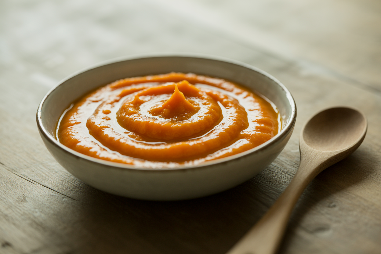 Purée de carotte pour bébé