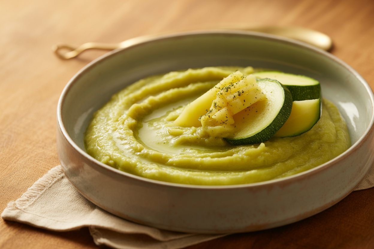 Purée de courgettes et pommes de terre