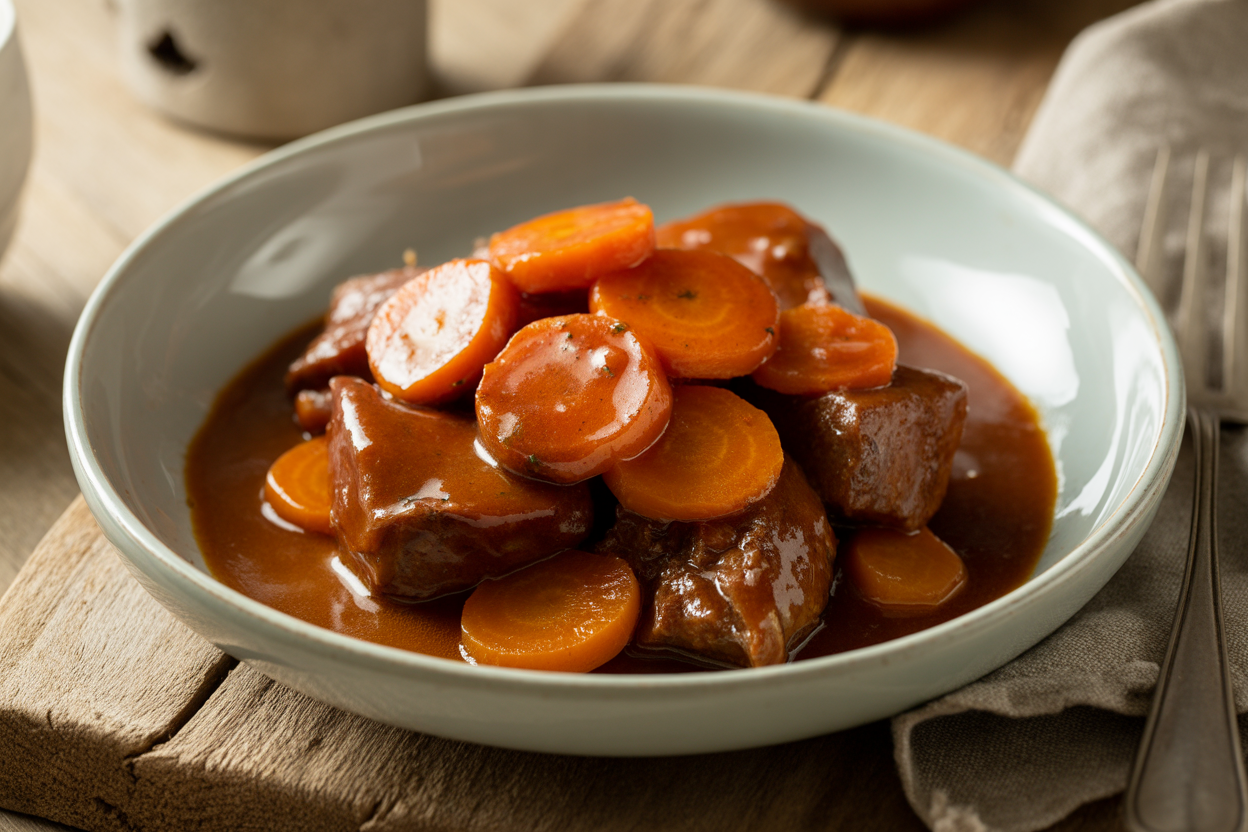 Sauté de veau aux carottes au Cookeo