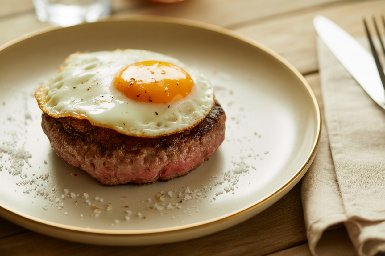 Steak haché à cheval