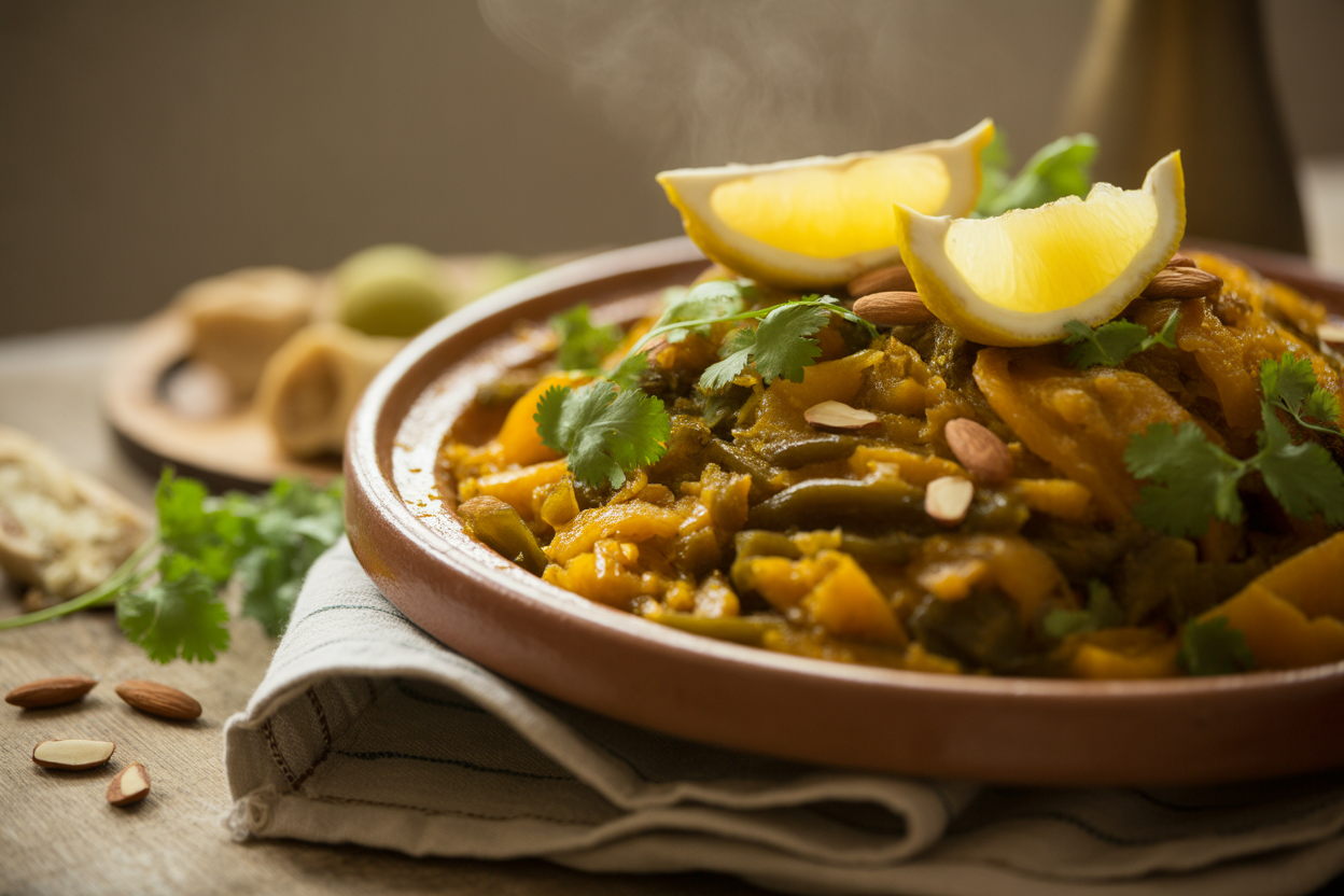 Tajine de légumes au citron confit