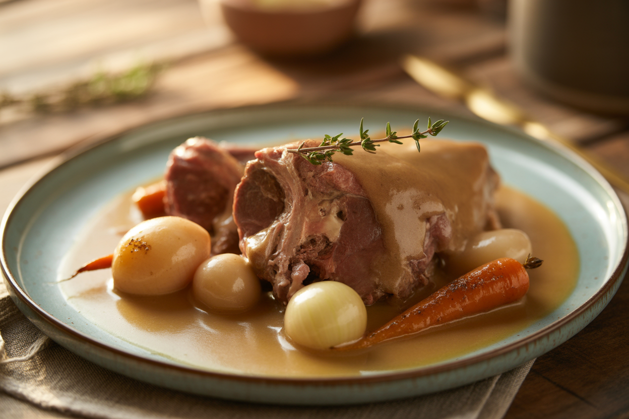 Tête de veau à la cocotte-minute