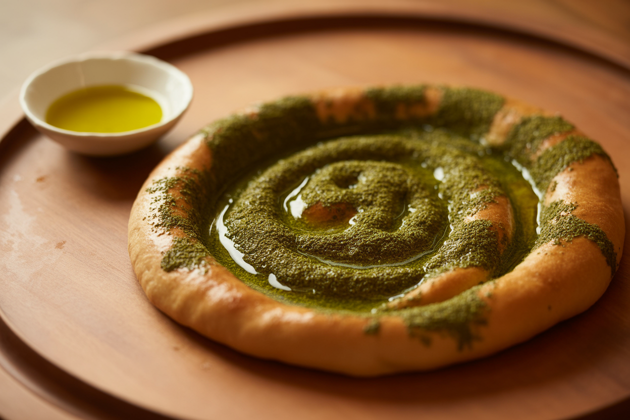 Zaatar manakish
