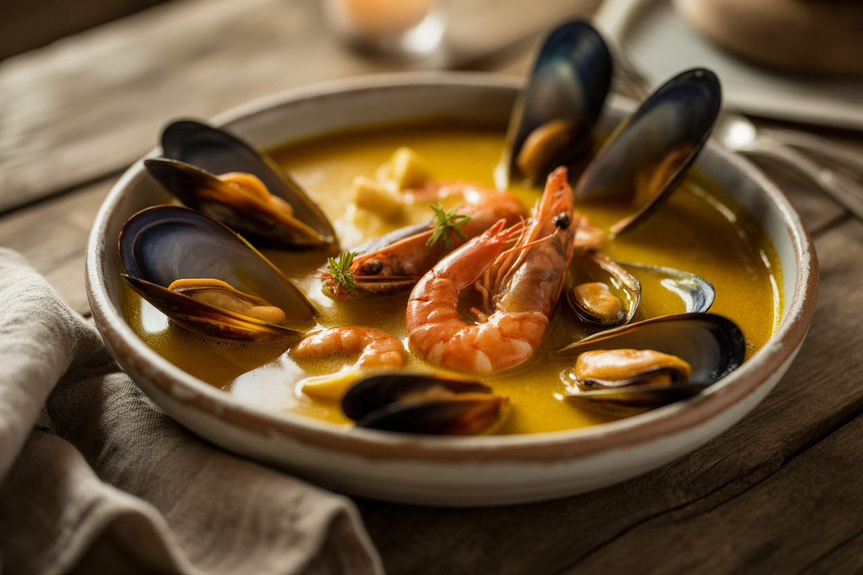 Zarzuela express aux fruits de mer